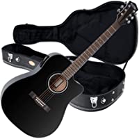 Los mejores  - Rocktile Guitarra electroacústica D-60CE Cutaway negro (con estuche)
